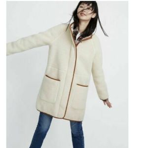 NEW WITH TAGS madewell sherpa estate coat XS